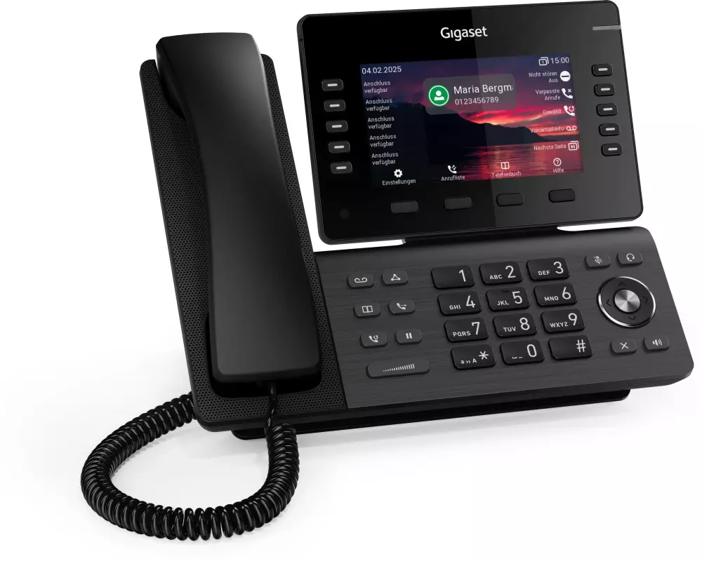Gigaset Pro Tischtelefon P855BW IP PRO Schwarz