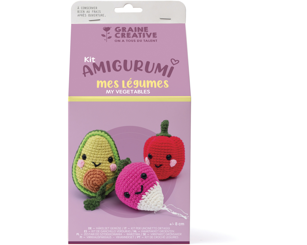 GRAINE CREATIVE Amigurumi Kit GC-420332 Gemüse