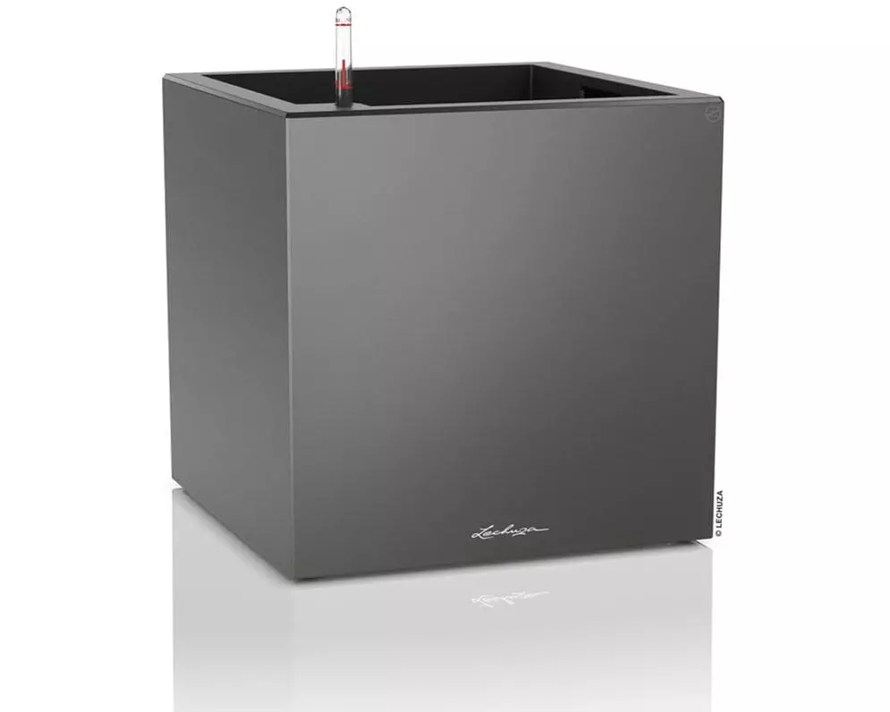 Lechuza CANTO Premium 40 low Dunkelgrau