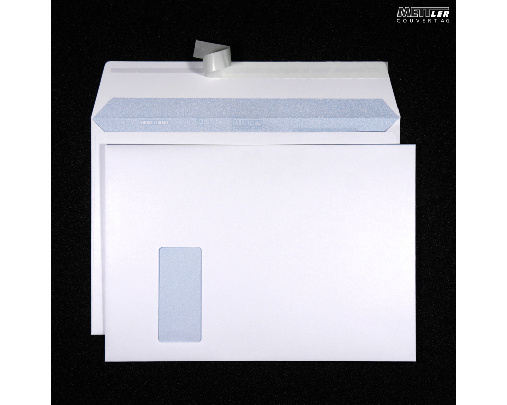METTLER Couvert Fenster links C4 9065 120g ultraw., Kleber 250 Stk.