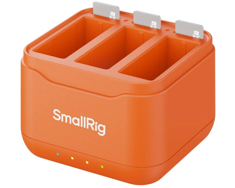 Smallrig Kamera-Akku-Ladegerät für DJI Action 6 / 5 Pro / Osmo 360