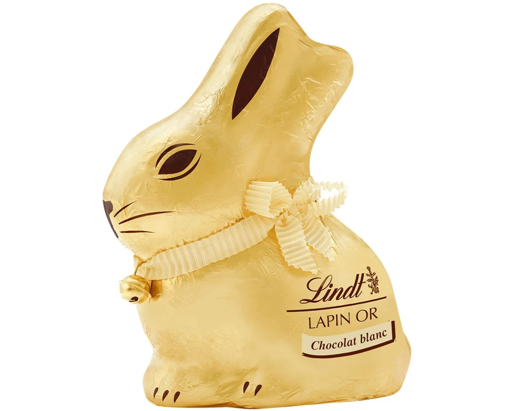 Lindt Schokohase Goldhase Weiss 200 g