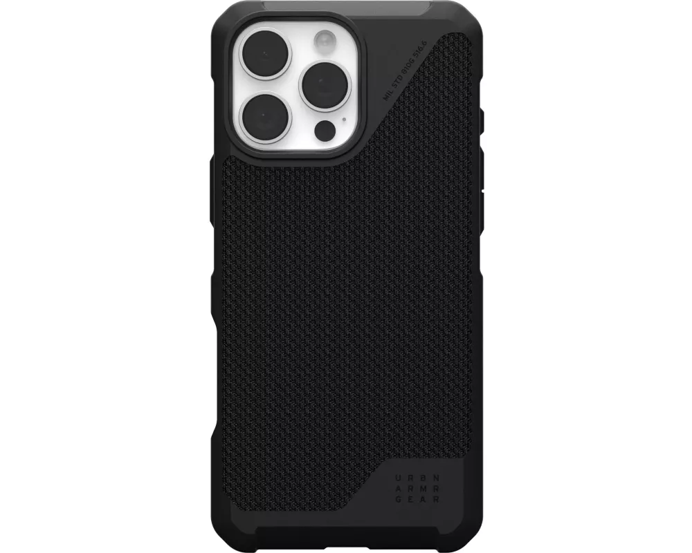 UAG Back Cover Metropolis LT iPhone 16 Pro Max Kevlar Black