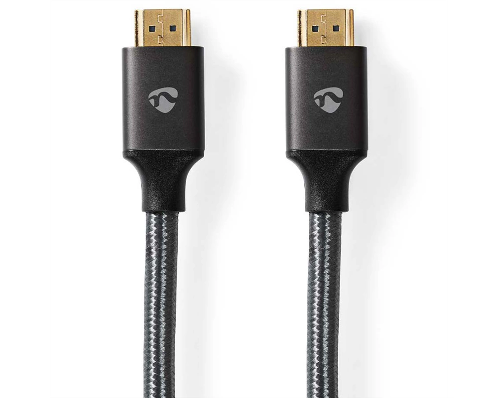 Nedis 8K HDMI Ultra HD Kabel, ST/ST, grau, 5m