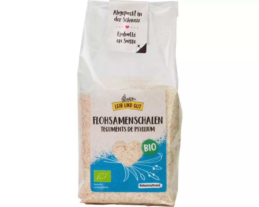Leib und Gut Flohsamenschalen BIO 110 g