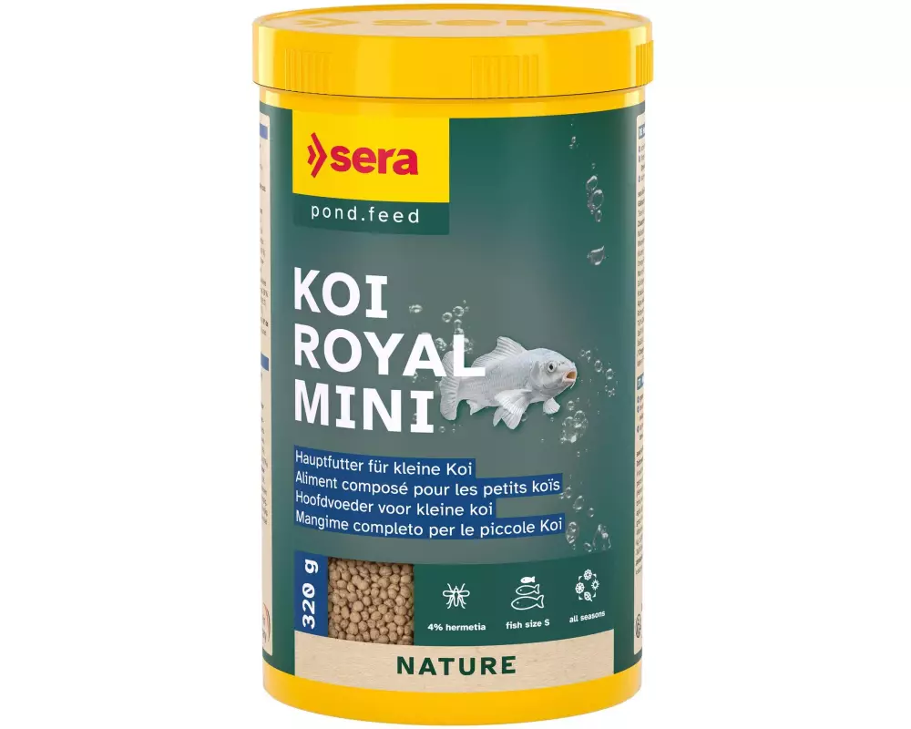 sera Koifutter Koi Royal Nature Mini, 1000 ml, 320g
