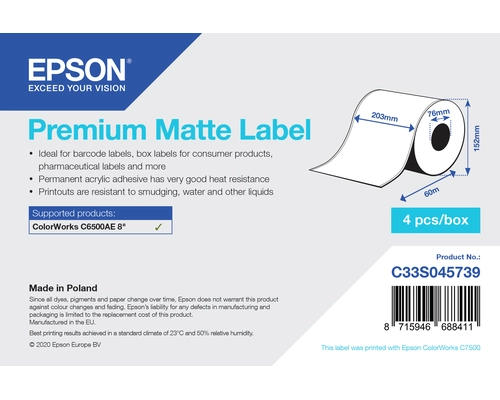 PREMIUM MATTE LABEL CONTINUOUS