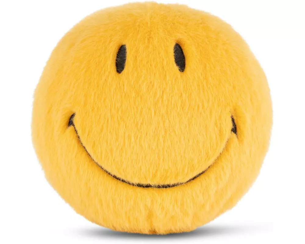 Bon Ton Toys Plüsch Smiley ECO Fuzzy Gelb 13 cm