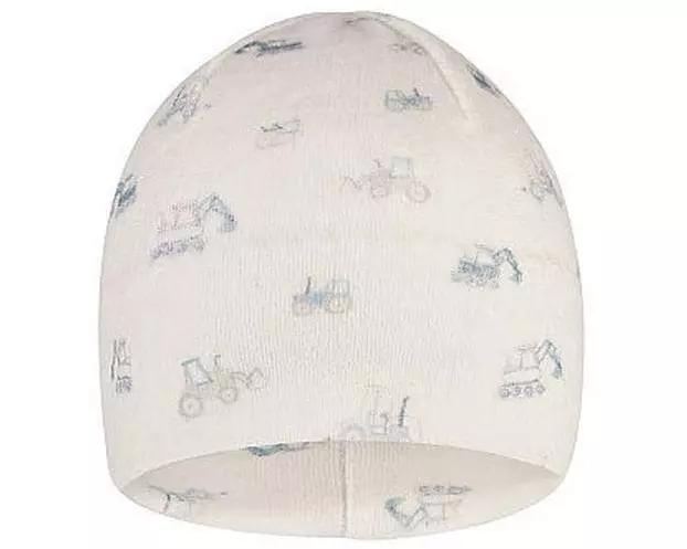 Sterntaler Mütze Beanie Fahrzeuge Natur Gr. 39