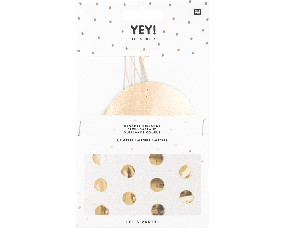 RICO DESIGN Girlande 1.7m 99001.84.83 Gold