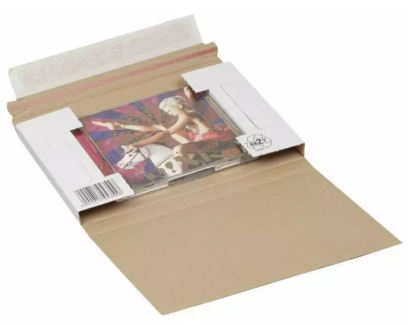 ELCO Versandhülle CD/DVD-Case 22 x 15 x 1.7 cm, 50 Stück