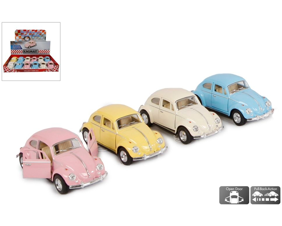 ROOST VW Classical Beetle 520058 Pull back, pastell