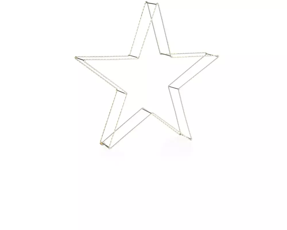 STT 3D LED Stern Argento 400 LED, Ø 78 cm