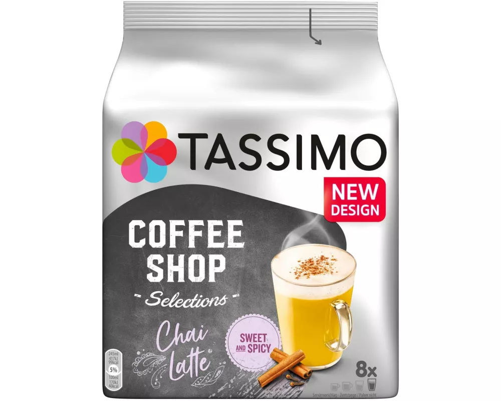 TASSIMO Kaffeekapseln T DISC Chai Latte 8 Portionen