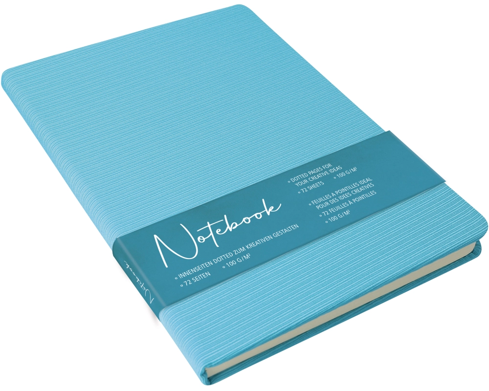 ONLINE Notebook Retro A5 08374/6 türkis, 72 Blatt, dotted