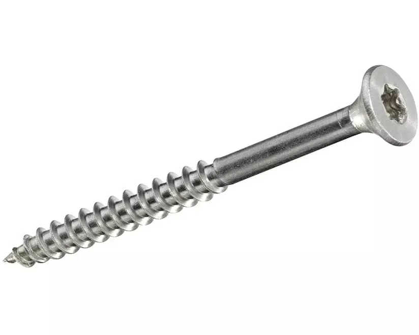 STRUCT Spanplattenschrauben Senkkopf 5 x 60 mm Edelstahl, 4 Stück