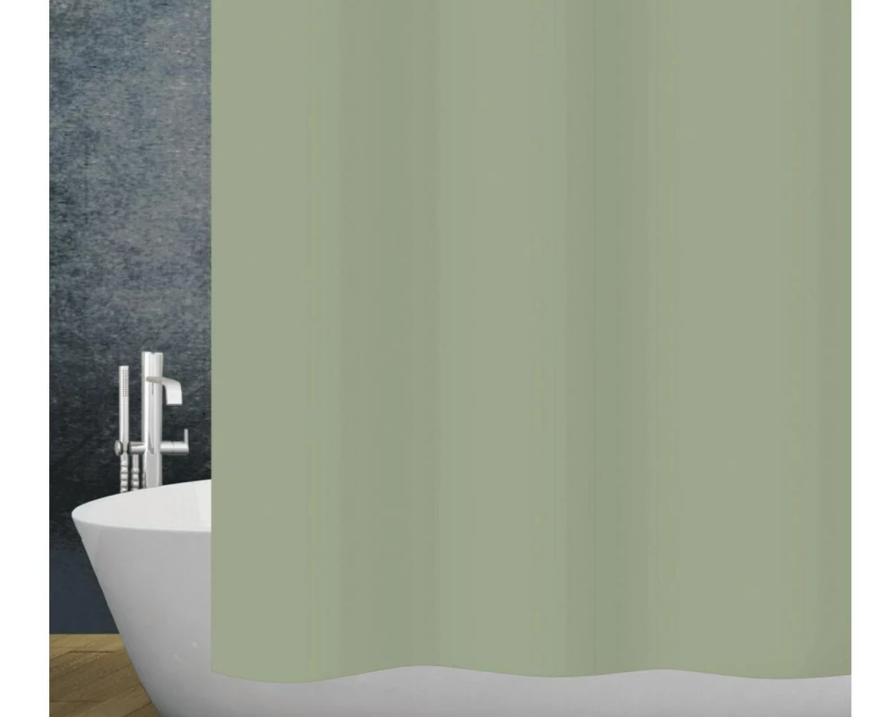 diaqua Duschvorhang Basic 240 x 180 cm, Olivgrün