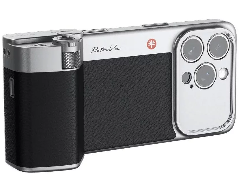 PGYTECH Retrova Grip Kit Graphite Black-iPhone 16 Pro
