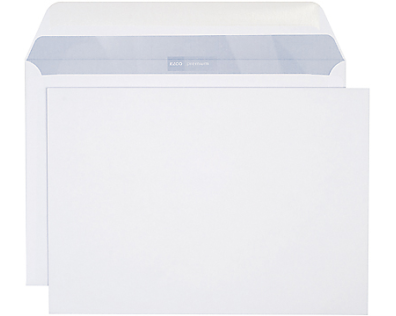 ELCO Couvert Premium o/Fenster C4 21468.10 100g, weiss 250 Stück
