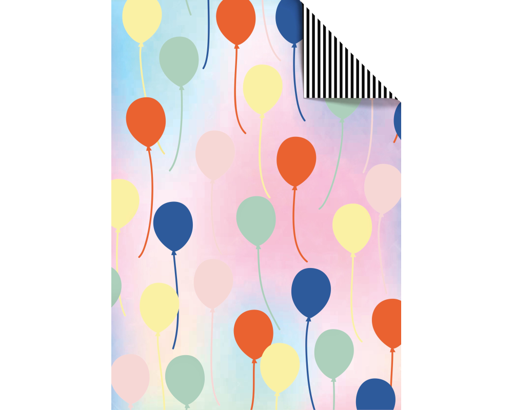 STEWO Geschenkpapier Ballo 2514574820 100x70cm rot FSC