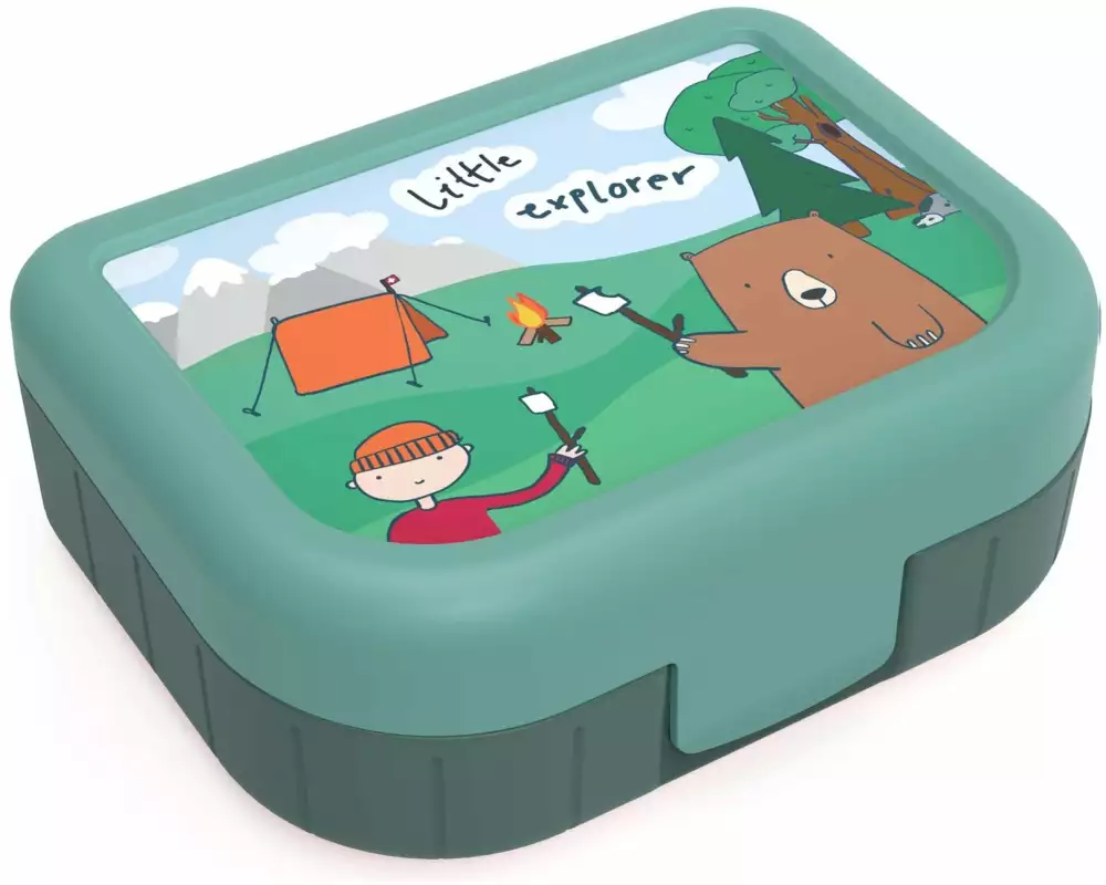 Rotho Lunchbox Memory Kids Explorer Grün