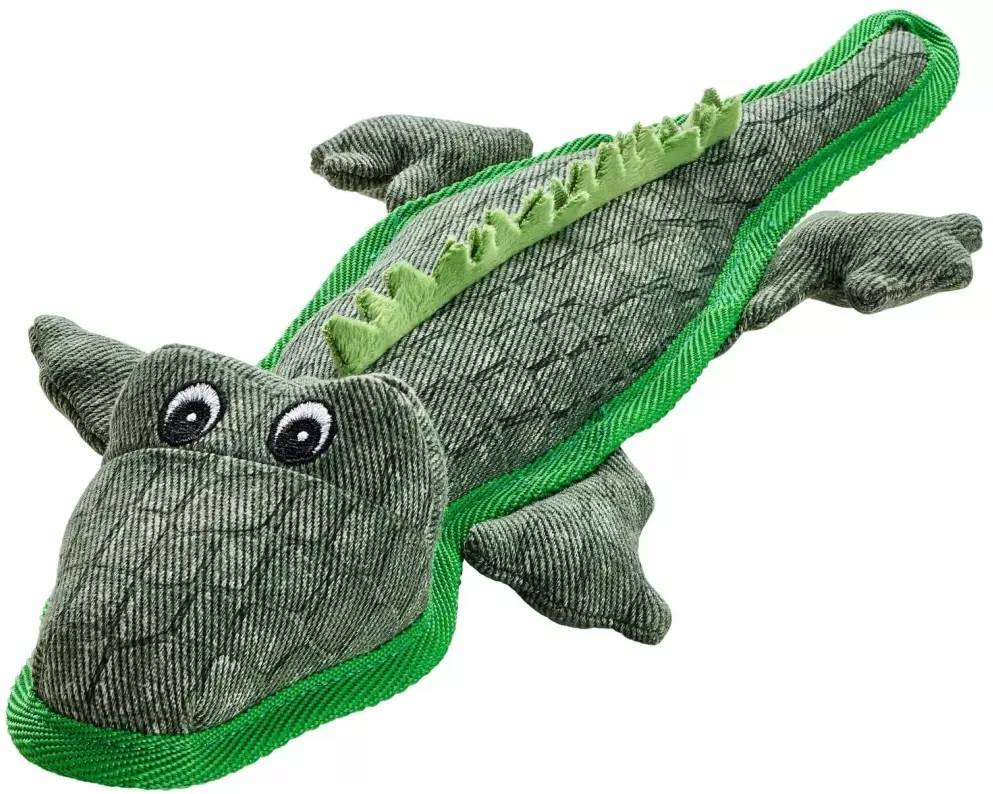 Hunter Hunde-Spielzeug Tough Brisbane Alligator, 38 cm, Grün