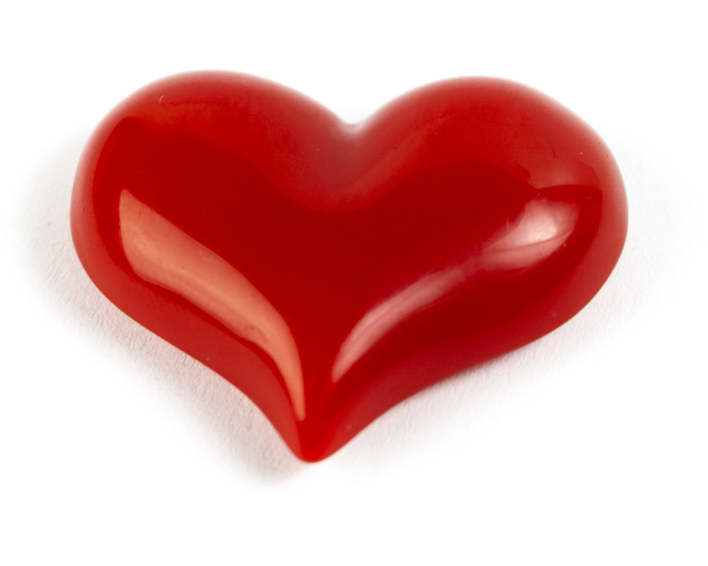 ROOST Magnet Herz 3.1x2.6cm PA-M2473 rot