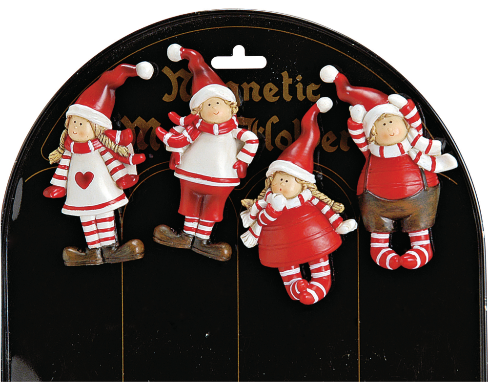 ROOST Magnete Winterkind 10cm 10013471 assortiert