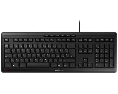 Contour Design STREAM Tastatur Universal USB QWERTY Nordisch Schwarz