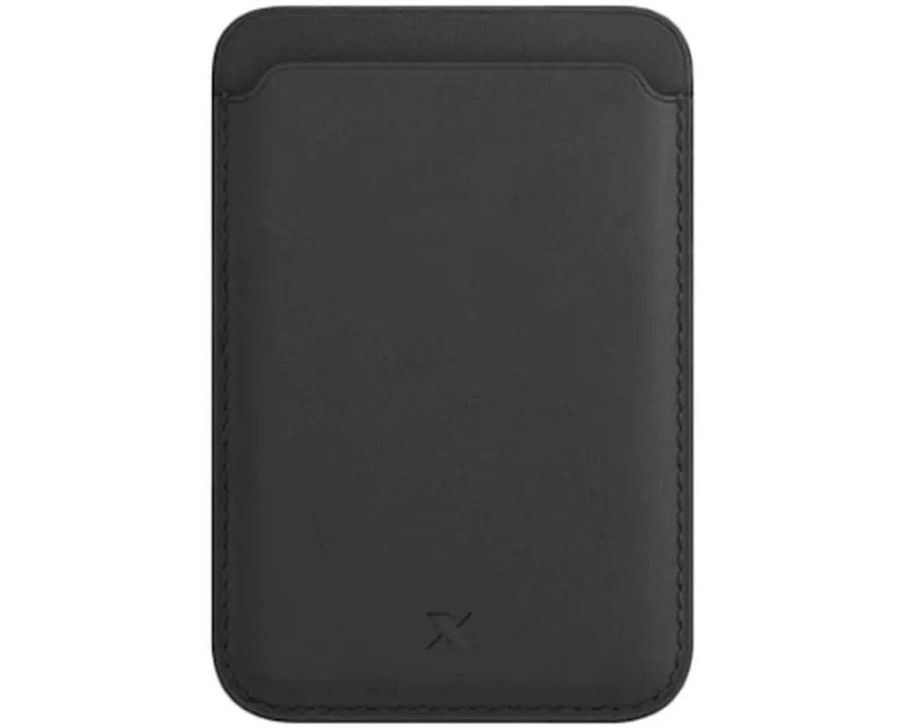 Nevox MagWallet Echt Leder Schwarz