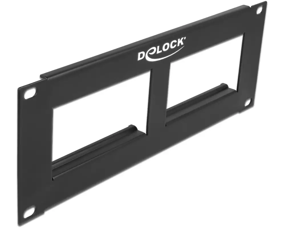 Delock Patchpanel Easy 45 2 x 90.5 x 45.2 mm, 2 HE 10" Rack