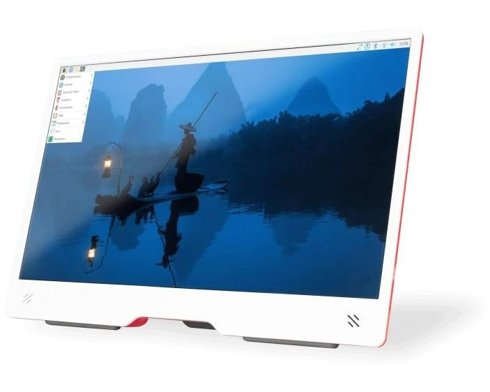 Raspberry Pi Full-HD Monitor 15.6" weiss