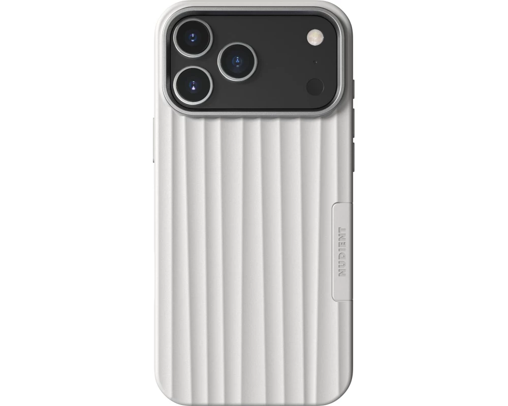 Nudient Back Cover Bold MagSafe iPhone 17 Pro Max Chalk White