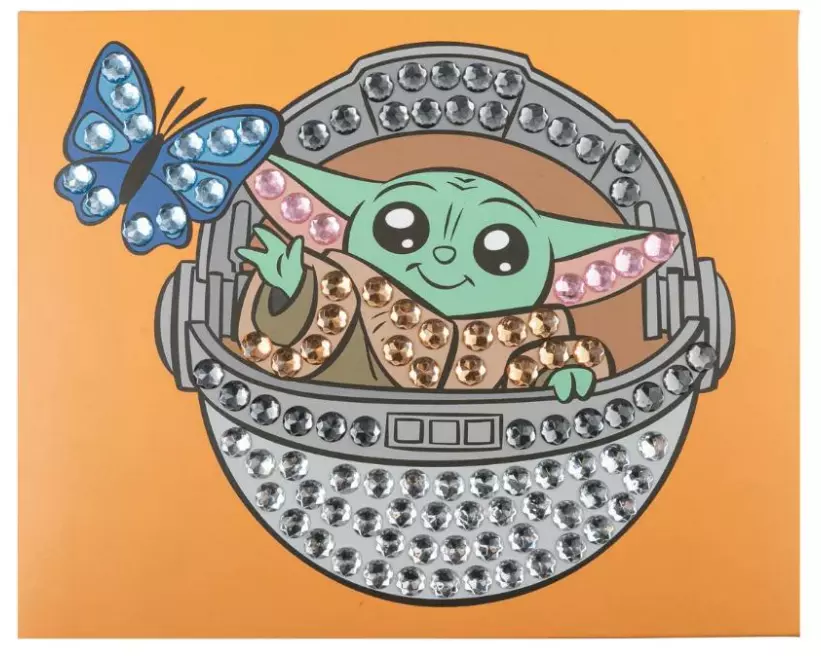 CRAFT Buddy Bastelset Grogu Crystal Art Junior