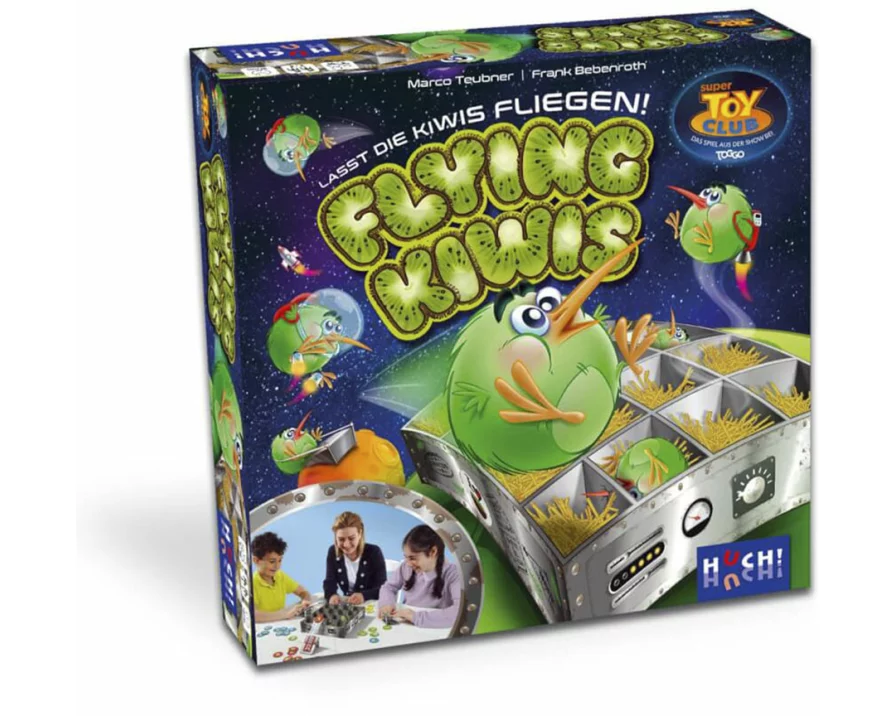 Huch! 880963-10 Familienspiel Flying Kiwis