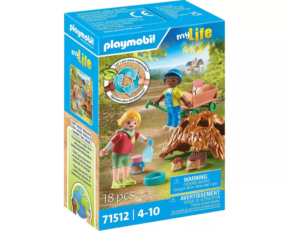 Playmobil My Life Pflege der Igelfamilie 71512