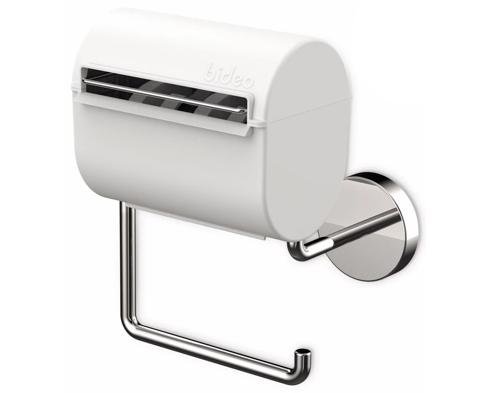 bideo Toilettenpapierhalterung mit Befeuchter Weiss