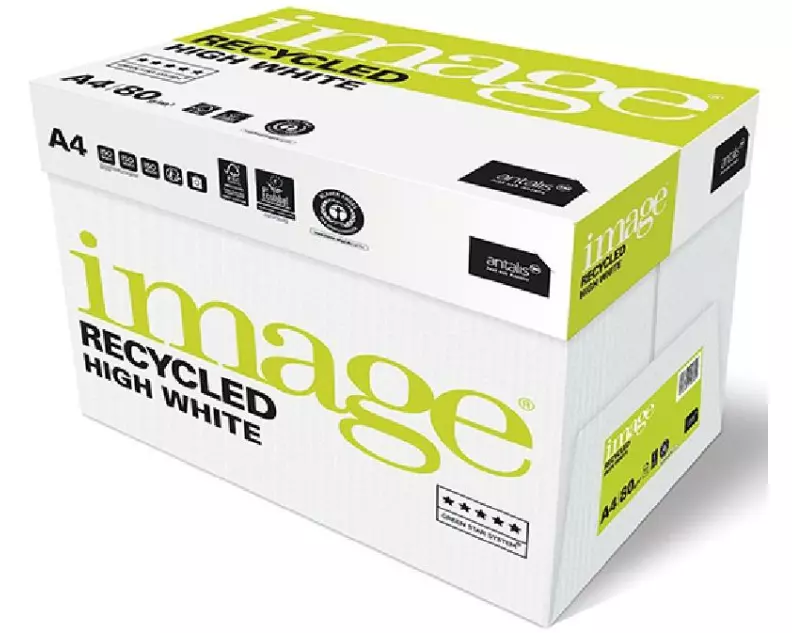 Image Druckerpapier Recycled A4, Hochweiss, 80 g/m², 2500 Blatt
