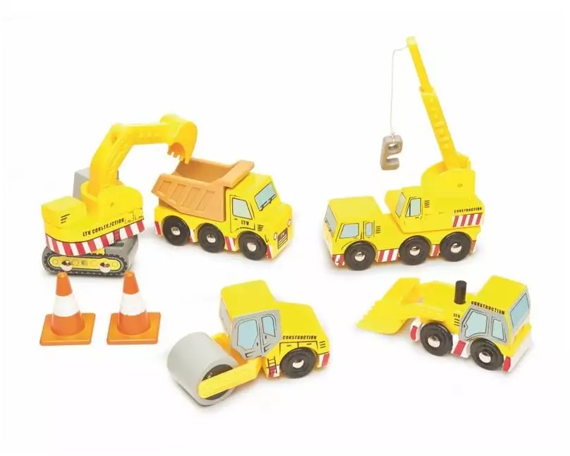 LE TOY VAN Spielzeugfahrzeug Baufahrzeug-Set