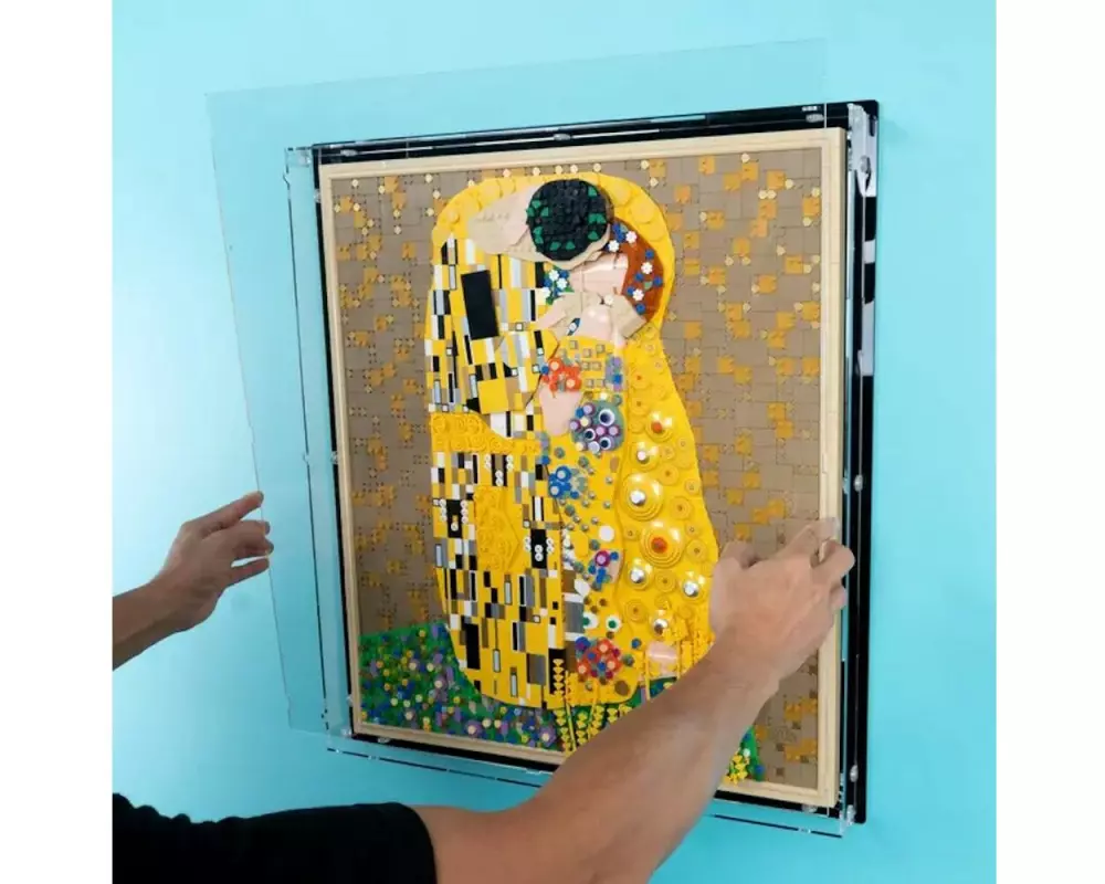 iDisplayit Acryl-Wand-Display für LEGO 31221 Gustav Klimt – Der Kuss