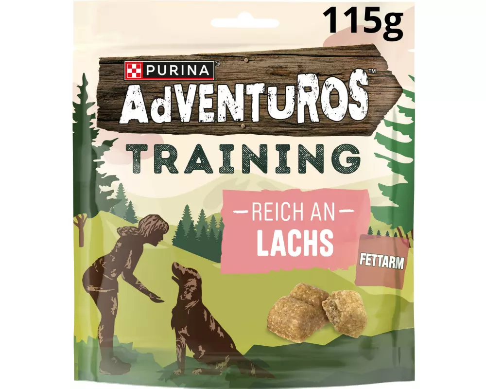 Purina AdVENTuROS Leckerli Training Reich an Lachs 115