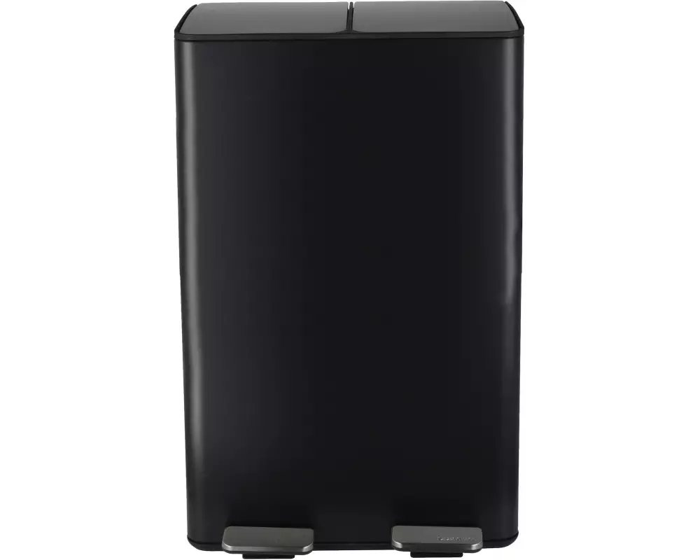 spirella Treteimer Aliya Matt 2 x 30 l, Schwarz