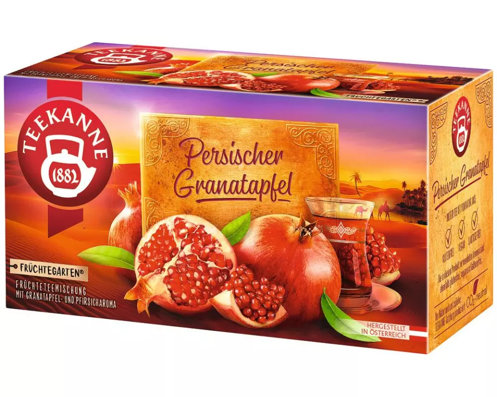Teekanne Teebeutel Persischer Granatapfel 20 Stück