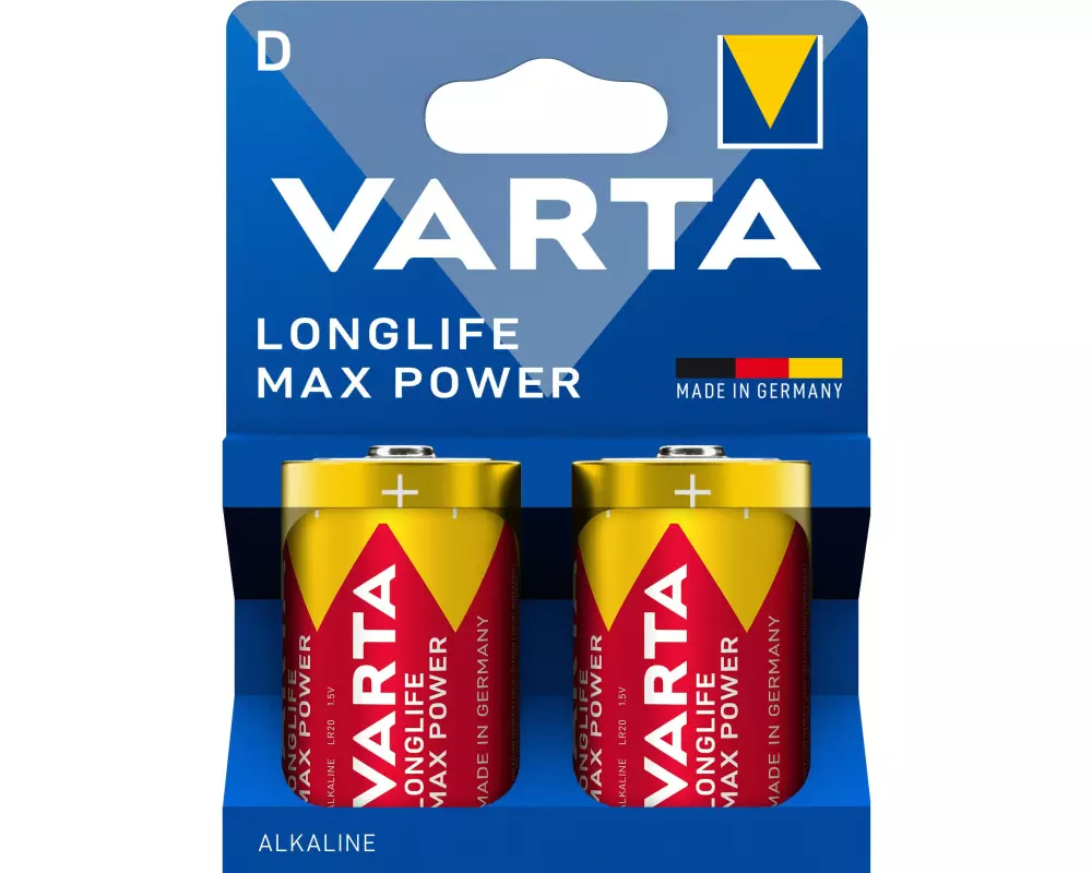 Varta Batterie Longlife Max Power D , 2 Stück