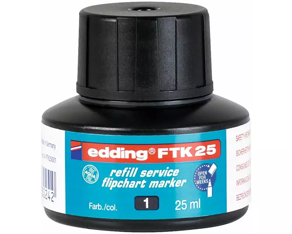 edding Nachfülltinte Schwarz