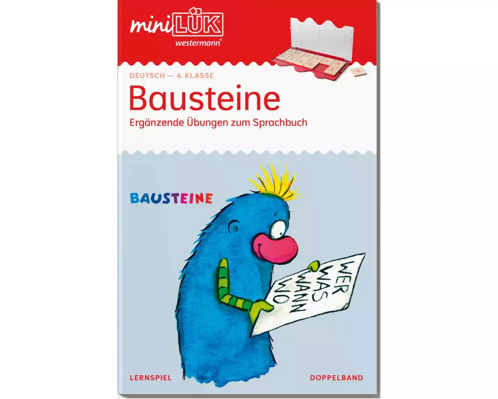miniLÜK. 4. Klasse - Deutsch: Bausteine - Übungen angelehnt an das Lehrwerk (Doppelband)