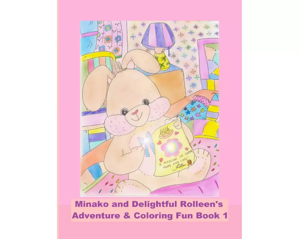 Minako and Delightful Rolleen's Adventure & Coloring Fun Book 1