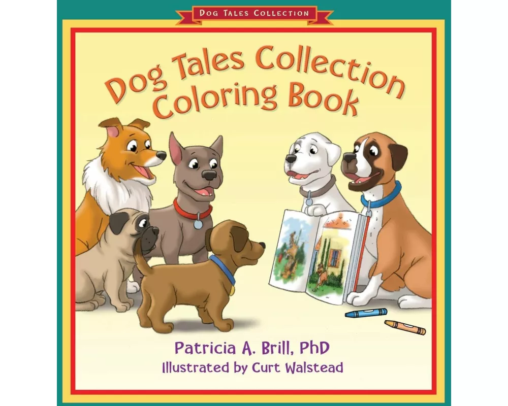 Dog Tales Collection Coloring Book