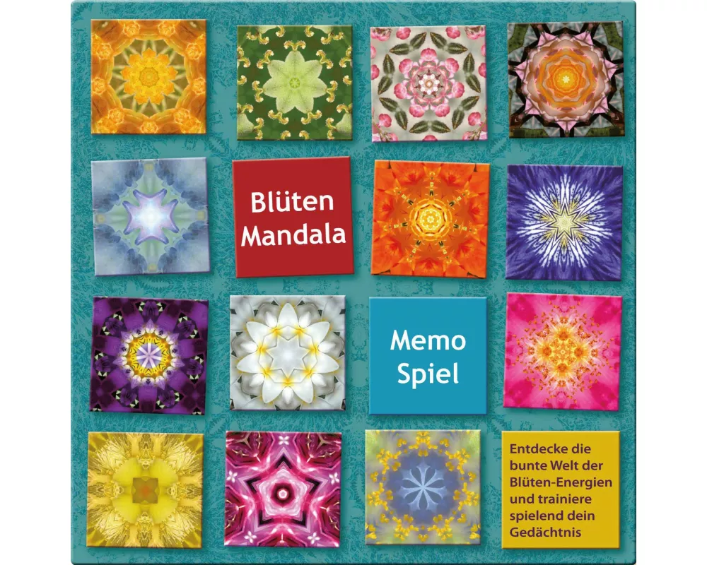 Blüten Mandala Memo Spiel
