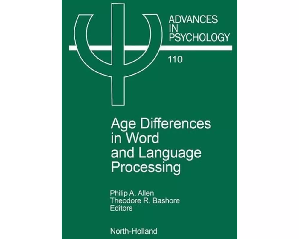 Age Differences in Word and Language Processing